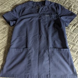 Jaanuu navy XS scrub top